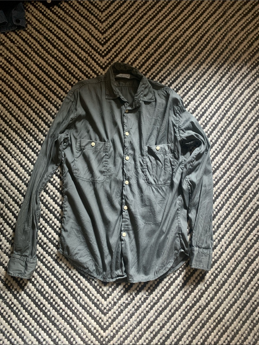 18 East Per Lavoro Shirt in Foliage, Small